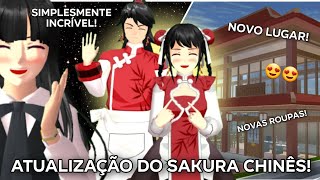 VOLTEI no SAKURA CHINÊS e me SURPREENDI! 😱 (Sakura School Simulator)