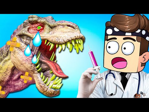 ICH HEILE und ERSCHAFFE DINOSAURIER in MEINEM LABOR! (Dino Lab)