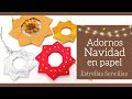 (5/5) ADORNOS NAVIDAD EN PAPEL: ESTRELLA SENCILLA - TUTORIAL | LLUNA NOVA SCRAP