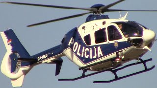 Croatian Police EC135 9A-HBA helicopter landing
