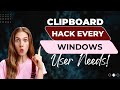 How to Use Clipboard History in Windows 🚀