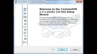How to setup Visual SVN server and Tortoise SVN Client