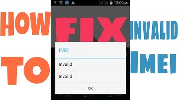 How to repair Invalid imei in MTK Android devices(without PC)