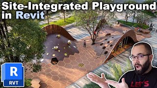 Site Integrated Playground in Revit Tutorial