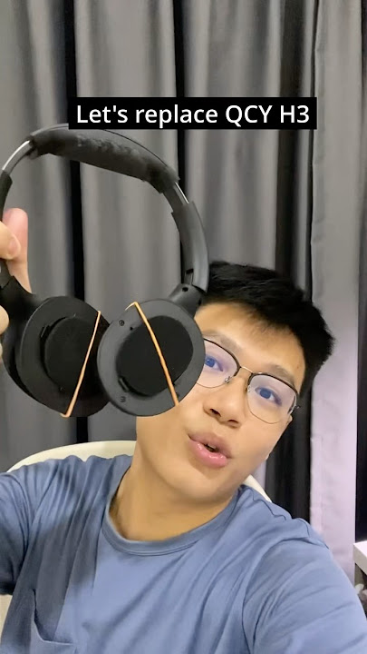 QCY H3 Ear Pads and Headband Cushion Replacement. #repairing #headphones #replacement #fix