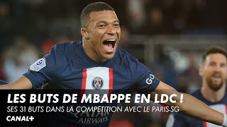 Tous Les Buts De Kylian Mbappé Meilleur Buteur Du Psg En Ligue Des Champions