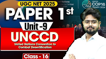 UGC NET Paper 1 2025 | Unit 9 People, Development & Environment | UNCCD | Swapnil Sir