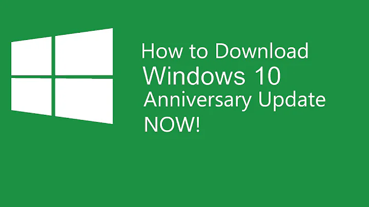 Download Windows 10 Anniversary Update (How to)