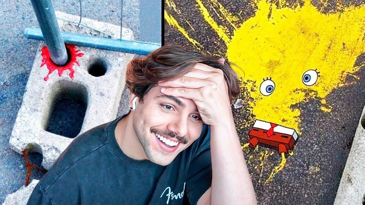 Essas artes de rua são tão BOAS que eu quero abraçar o artista…