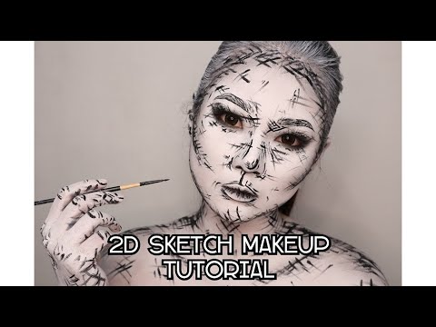 Woman Face Makeup Sketch Make Artist Stock Vector (Royalty Free) 2176986759  | Shutterstock