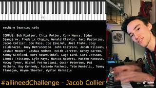 machine learning music on Jacob Collier&#39;s &quot;All I Need&quot; challenge