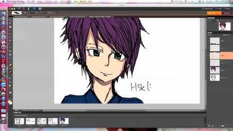 How I colour on Photoshop Elements 8! Prt.2