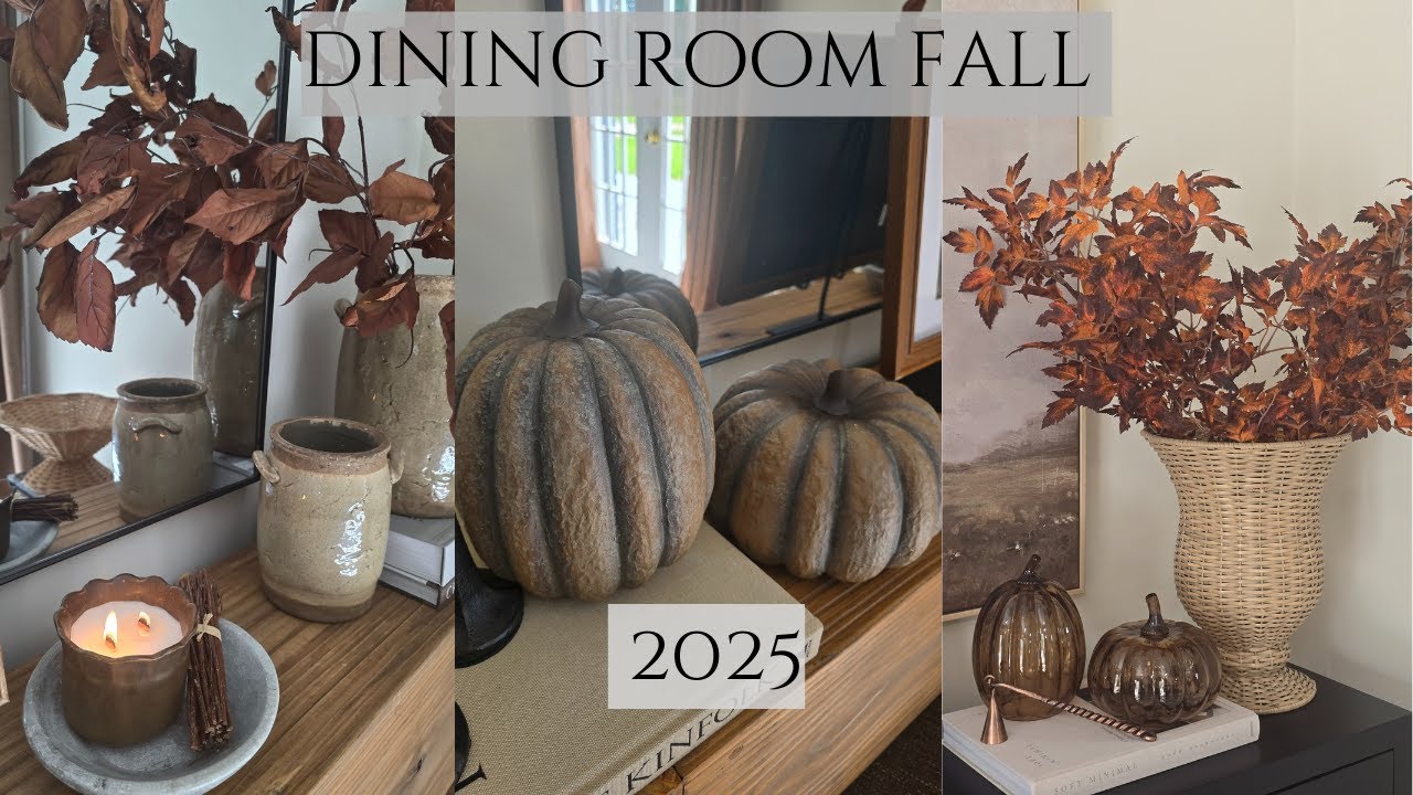 Fall Dining Room Decor Ideas | Cozy & Elegant Autumn Decor Inspiration