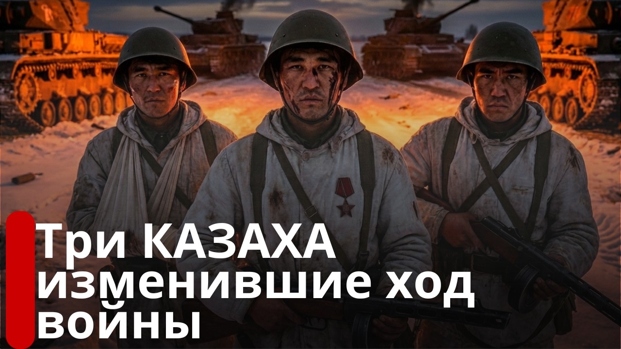 ИХ БЫЛО ТРОЕ — ВРАГ ДУМАЛ, ЧТО ИХ СОТНИ:ТРИ КАЗАХА ИЗМЕНИВШИЕ ХОД ВОЙНЫ
