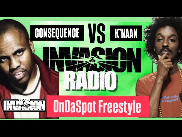 YouTube에서 CONSEQUENCE VS K'NAAN - OnDaSpot 1V1 Freestyle | Who Got The Best Barz? 보기 YouTube에서 CONSEQUENCE VS K'NAAN - OnDaSpot 1V1 Freestyle | Who Got The Best Barz? 보기
