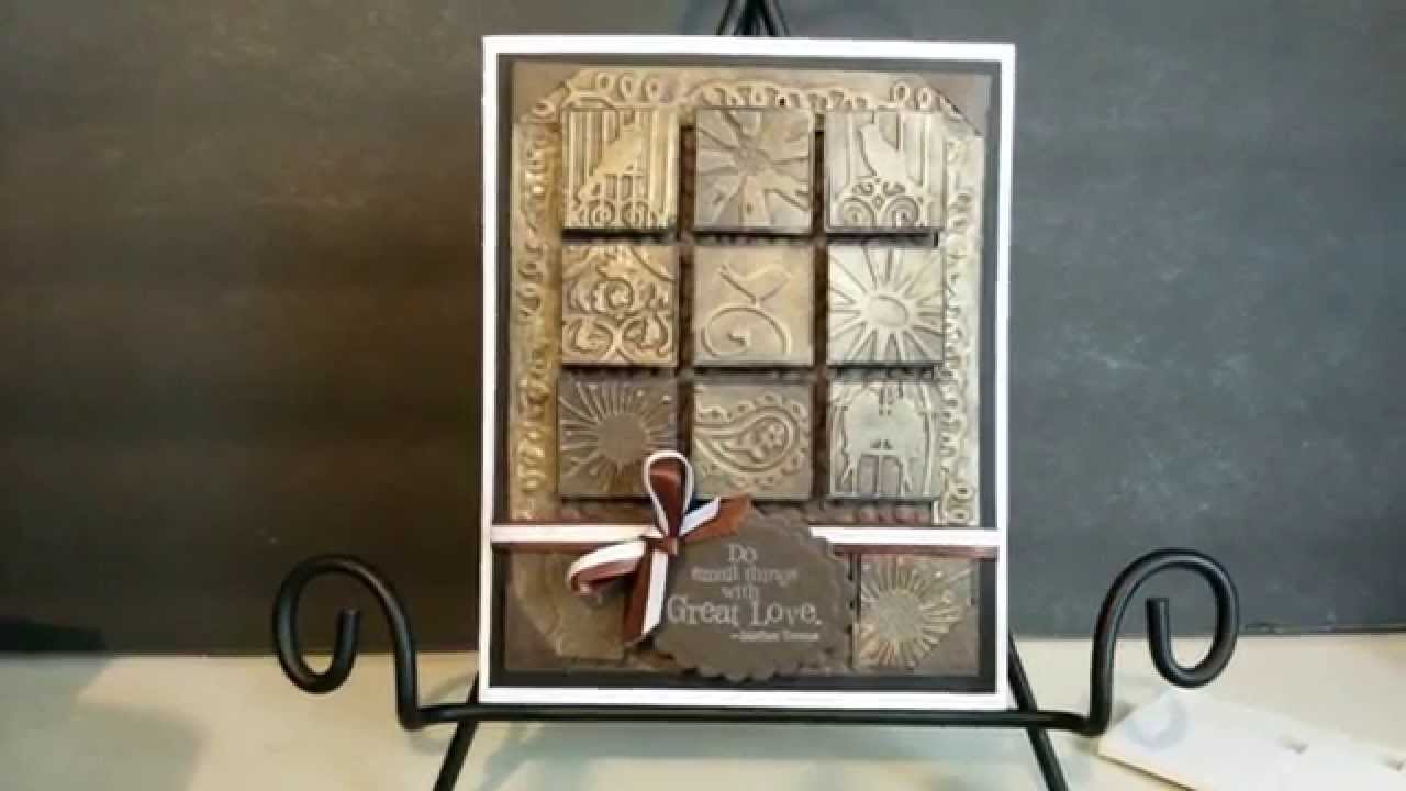 Inchies card making embellishments tutorial YouTube