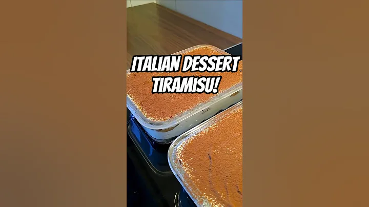 Super Easy Tiramisu recipe at home! #tiramisu #dessert #italian #shorts
