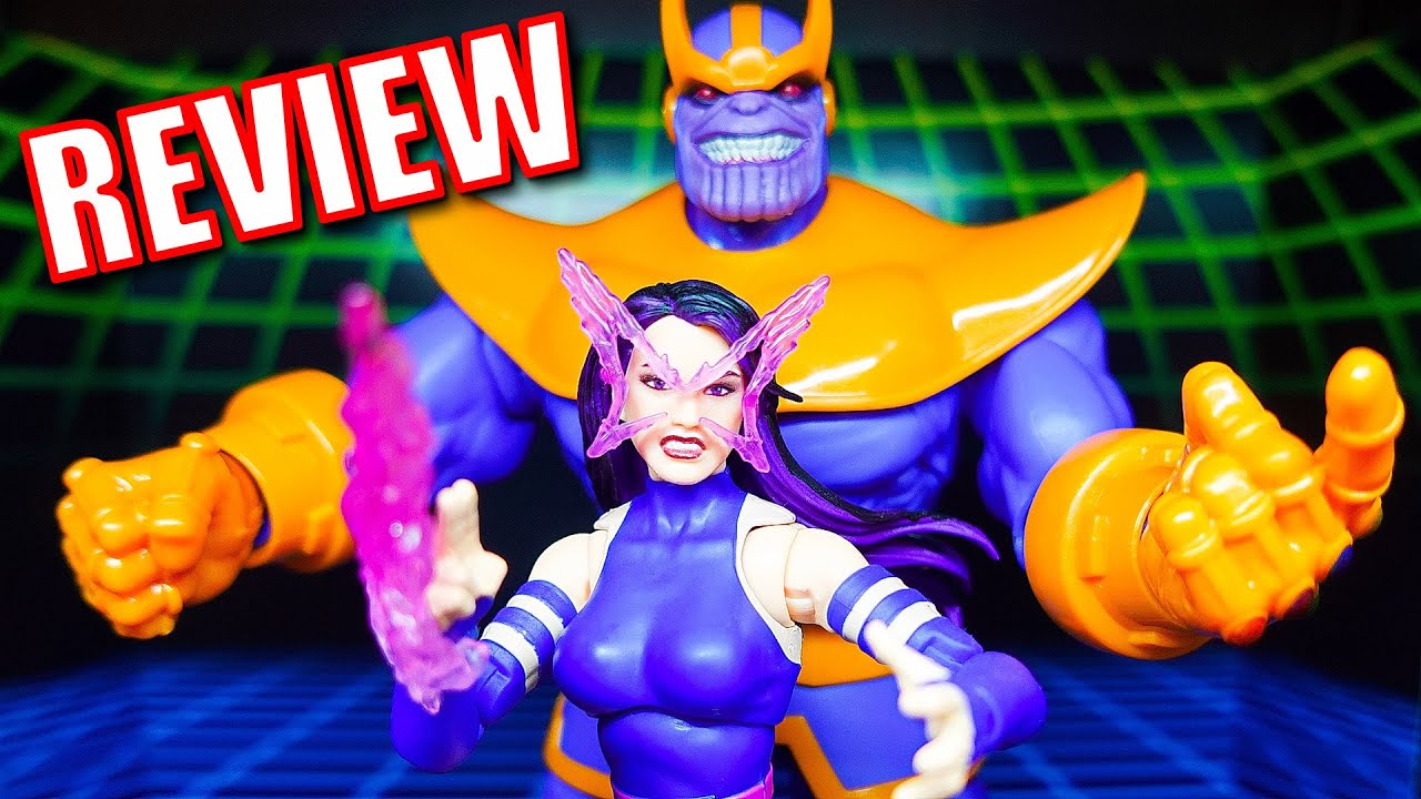 Marvel Legends Psylocke Vs Thanos Review - YouTube