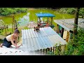 Repair and restore roofs damaged by storms  add trees to cool the house  life on the farm