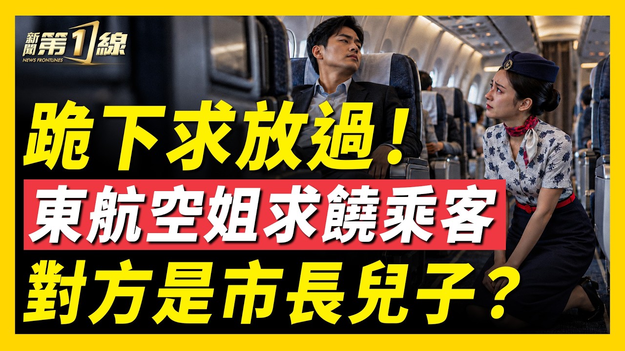 東航空姐被迫當中下跪求饒，網傳對方竟是市長兒子！河北學生上廁所還要「如廁證」！中國打工人30天上29天班；鄱陽湖21天水位暴跌5米！界立健脫險，疑似遭毒害｜#新聞第一線