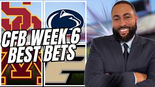 BEST CFB Week 6 PICKS! USC vs Penn State | Minnesota vs Purdue | Big Ten Betting Preview