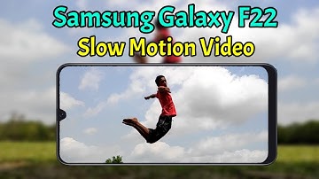 Samsung Galaxy F22 Slow Motion Video Test