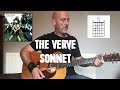 The Verve - Sonnet - Guitar lesson by Joe Murphy