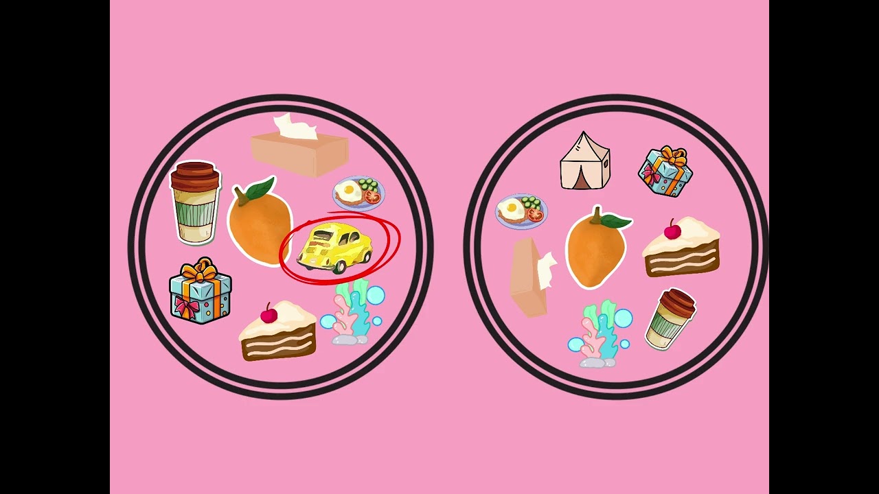 لعبة اكتشف الفريد الجزء الثاني أوجد الشكل المختلف تعليم المرحلة الابتدائية تحديات تركيز وانتباه