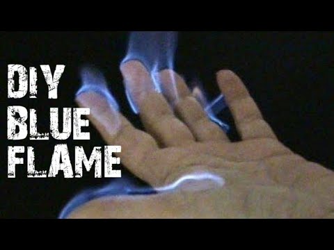 DIY INVISIBLE BLUE FLAME FROM HAND SANITIZER 