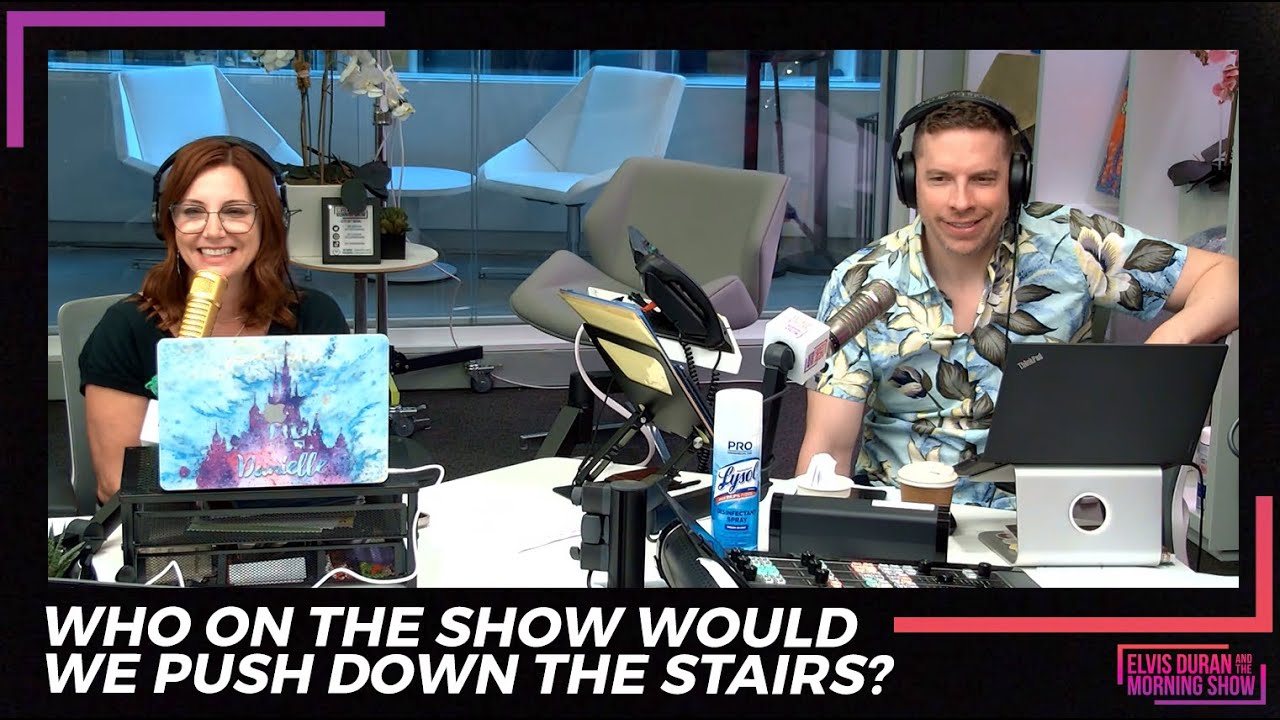 Who On The Show Would We Push Down The Stairs? | Elvis Duran Exclusive
