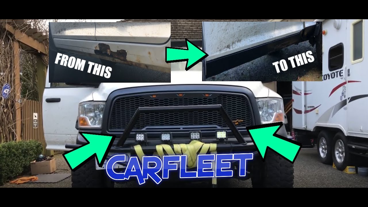 Repairing Rusty Rocker Panels On the 4th Gen Ram and A Stinger For The