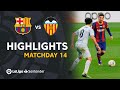 Highlights FC Barcelona vs Valencia CF (2-2)