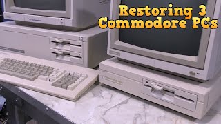 Restoring three Commodore PCcompatibles