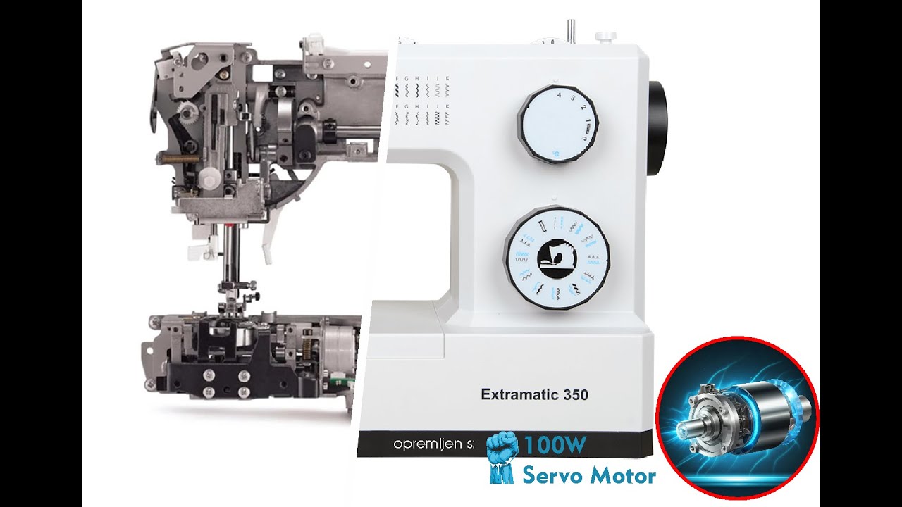 Najmočnejši gospodinjski stroj? BAGAT Extramatic 350 (100W Servo)