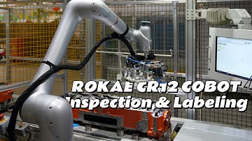 ROKAE CR12 Cobot: Revolutionize Precision with 99% Accuracy in Inspection & Labeling #robot