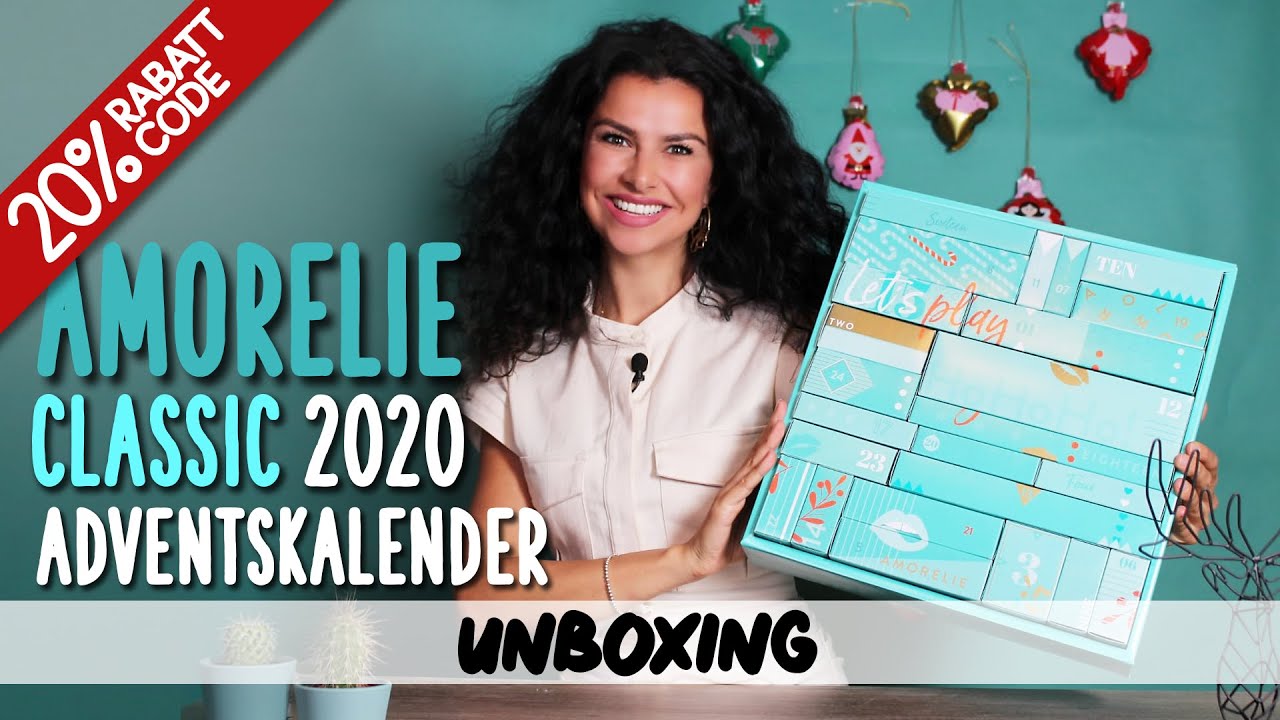 rabattcode 2020 amorelie original adventskalender classic youtube