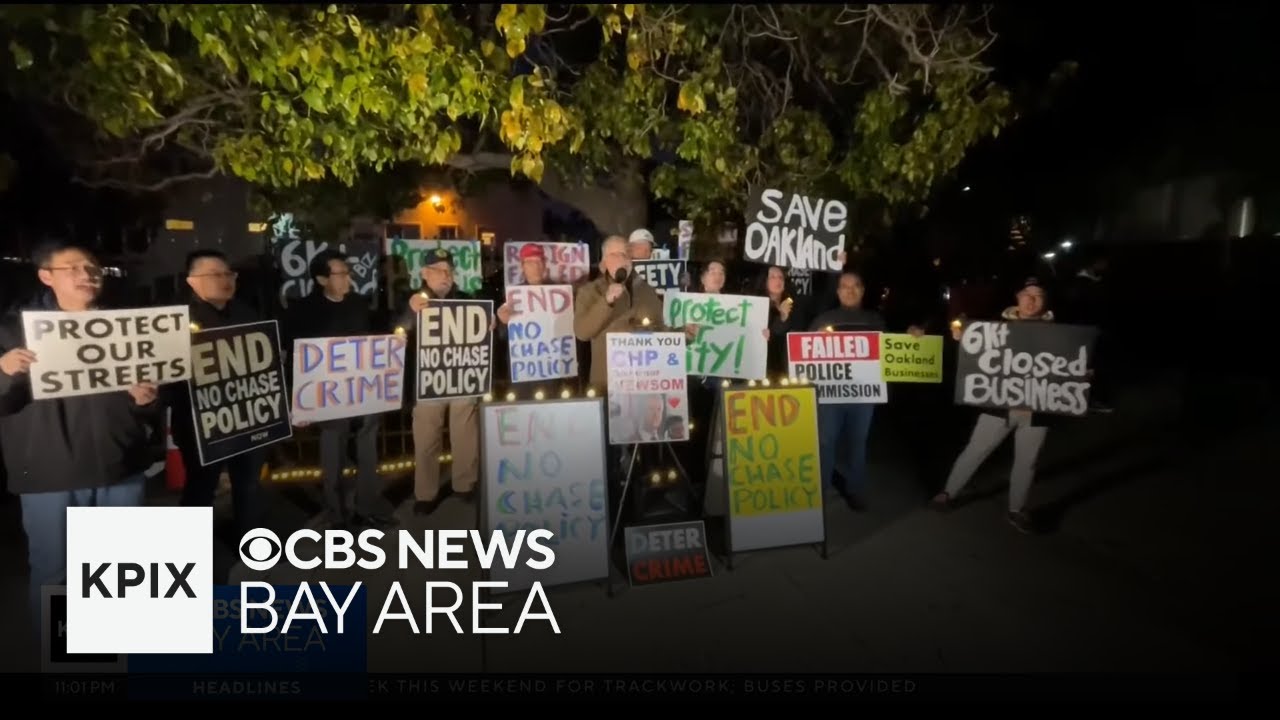 Oakland residents push for city to end police department's no-chase
