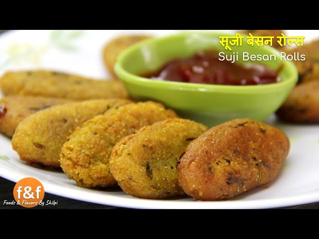 सूजी बेसन का करारा नाश्ता Suji Besan Nasta Recipe | Indian Snacks Recipes | Foods and Flavors