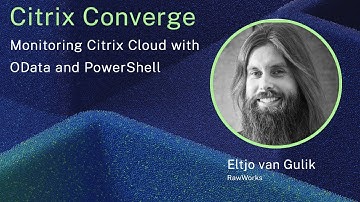 Monitoring Citrix Cloud with OData and PowerShell