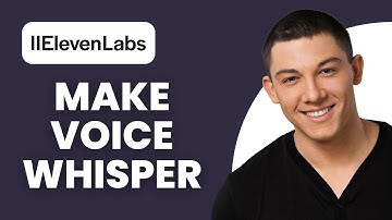 How to Make the Voice Over Whisper in ElevenLabs