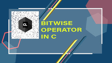 BITWISE OPERATORS IN C | CODELINE