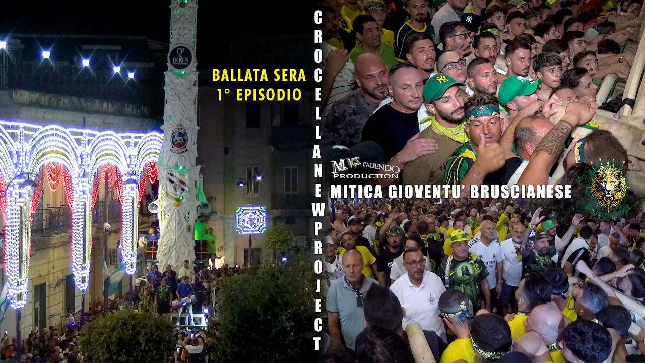 BARRA 2025 BALLATA SERA 1°ep.🦁CROCELLA NEW PROJECT🔰MITICA GIOVENTU' BRUSCIANESE