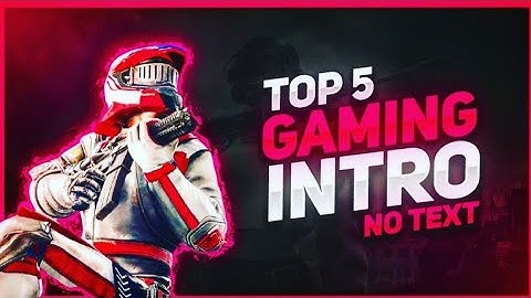 Top 5 Gaming Intro Templates 2021 No Text 3D & 2D Free Download || The M2D