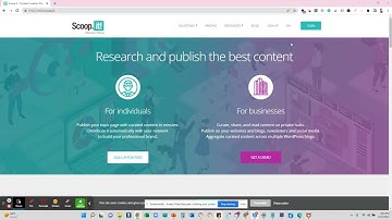 How to create bookmarking post in Scoop it for your website. Scoop.it
