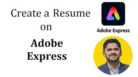 How to create a Resume in Adobe Express | Adobe Express Tutorial | Amit Thinks