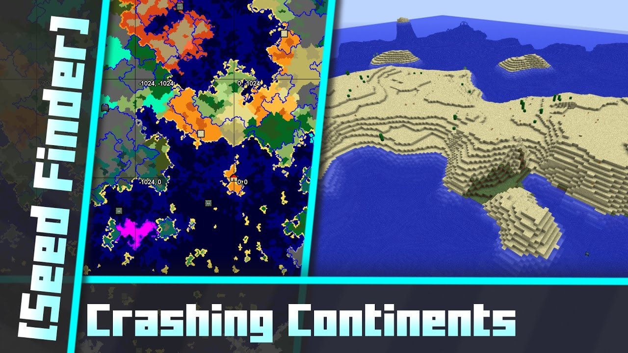 Crashing Continents All Biomes Seed Finder 071 Youtube