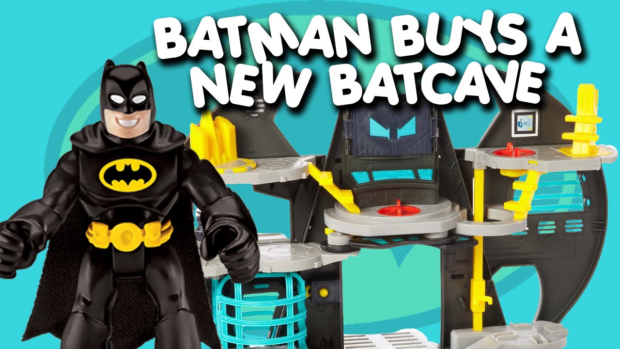 BATMAN goes to find a new BATCAVE bat cave imaginext toys