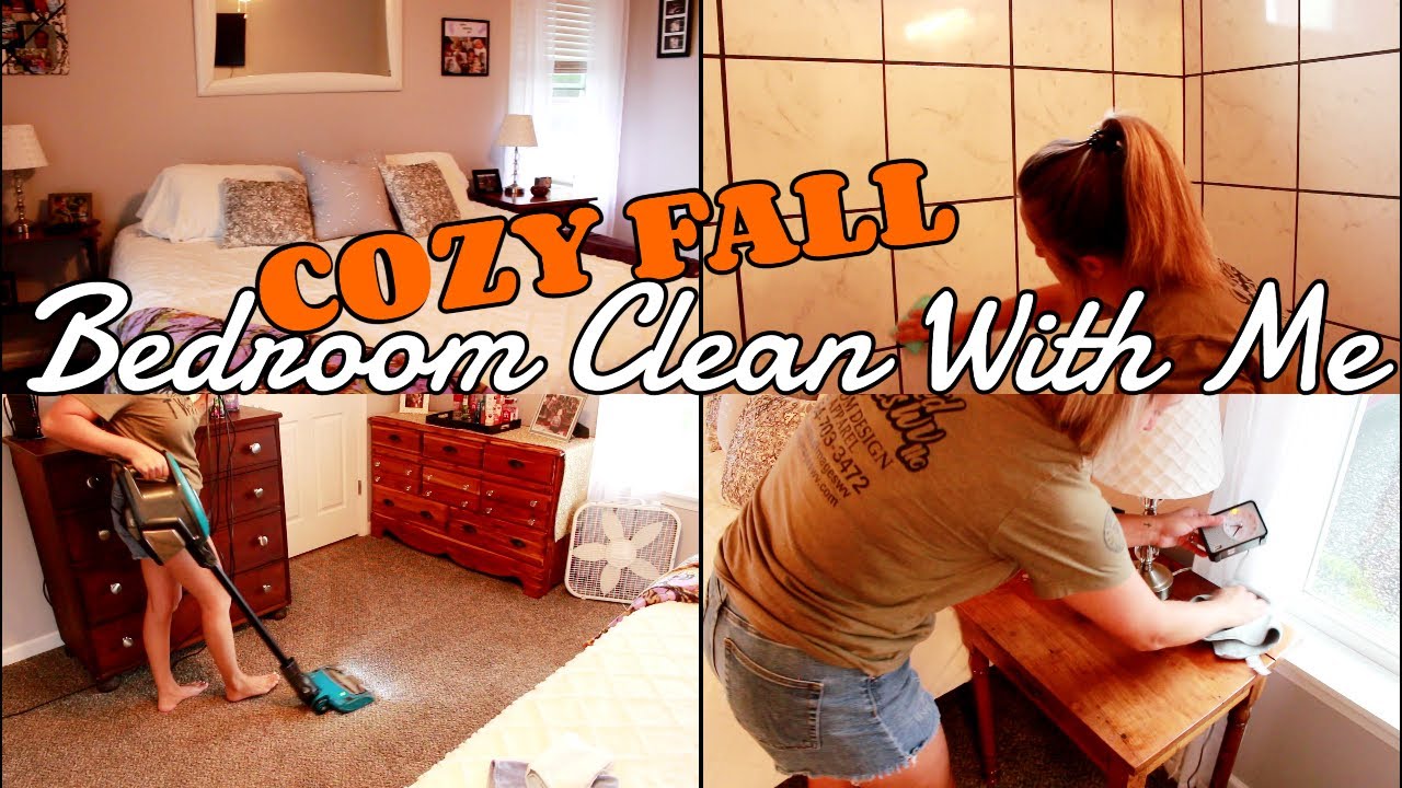 COZY FALL BEDROOM CLEAN WITH ME 2021|Brandy Crawford