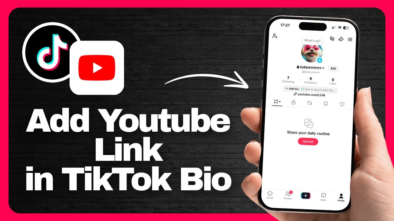 How to Add YouTube Channel Link In TikTok Bio