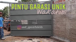 Pintu garasi dorong unik terbaru